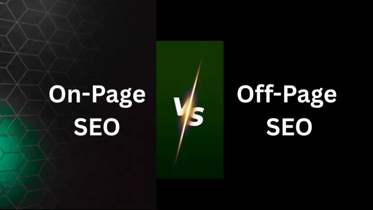 On-Page SEO vs Off-Page SEO