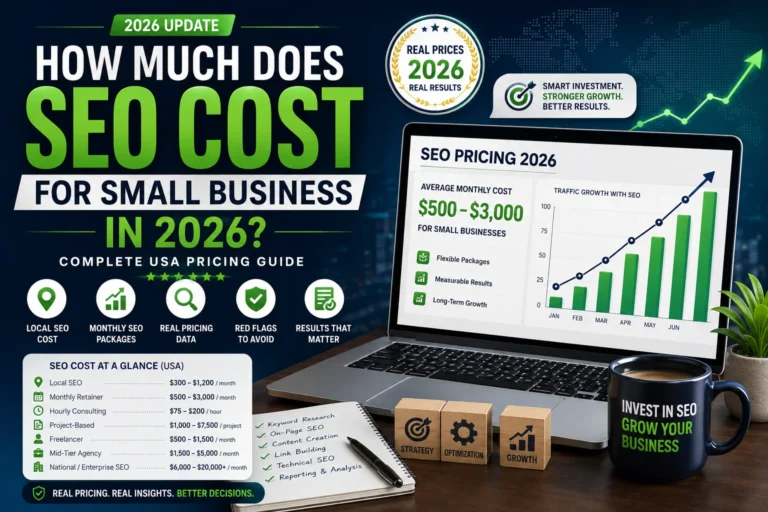 SEO cost for small business 2026 pricing guide