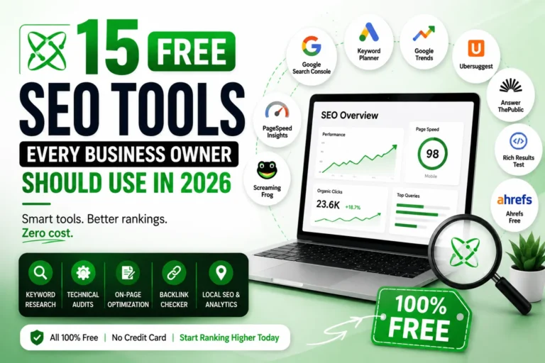 15 free SEO tools every business owner should use in 2026